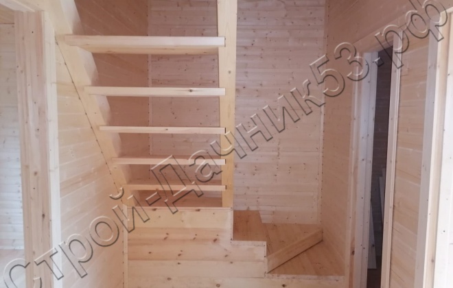 4 Каркасно-щитовой дом  Д-9, 7х7м, 89  М², Московская область, Ногинский район, СНТ Горьковское болото. (10)